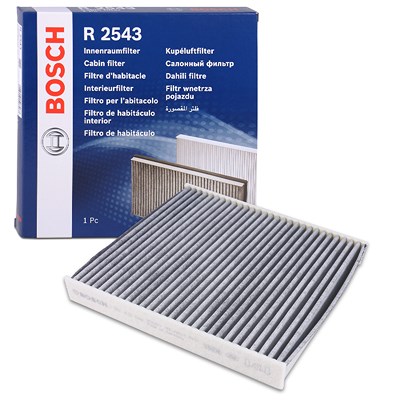 Bosch Filter, Innenraumluft [Hersteller-Nr. 1987432543] für Audi, Chery, Cupra, Ford, Man, Seat, Skoda, VW von Bosch