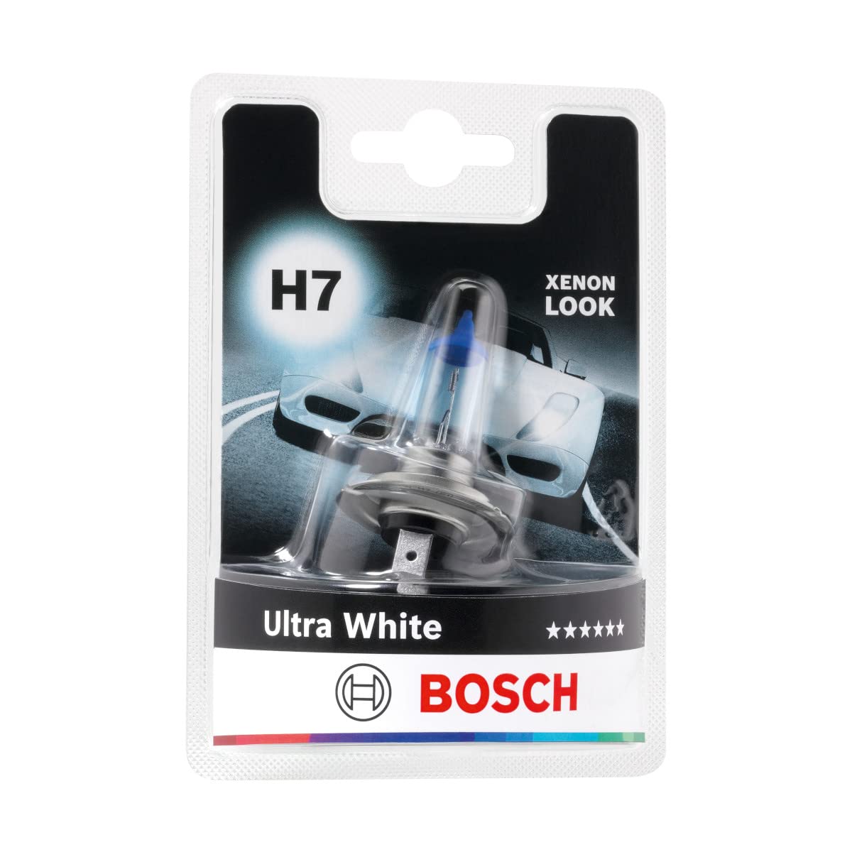 Bosch H7 Ultra White Lampe - 12 V 55 W PX26d - 1 Stück von Bosch Automotive