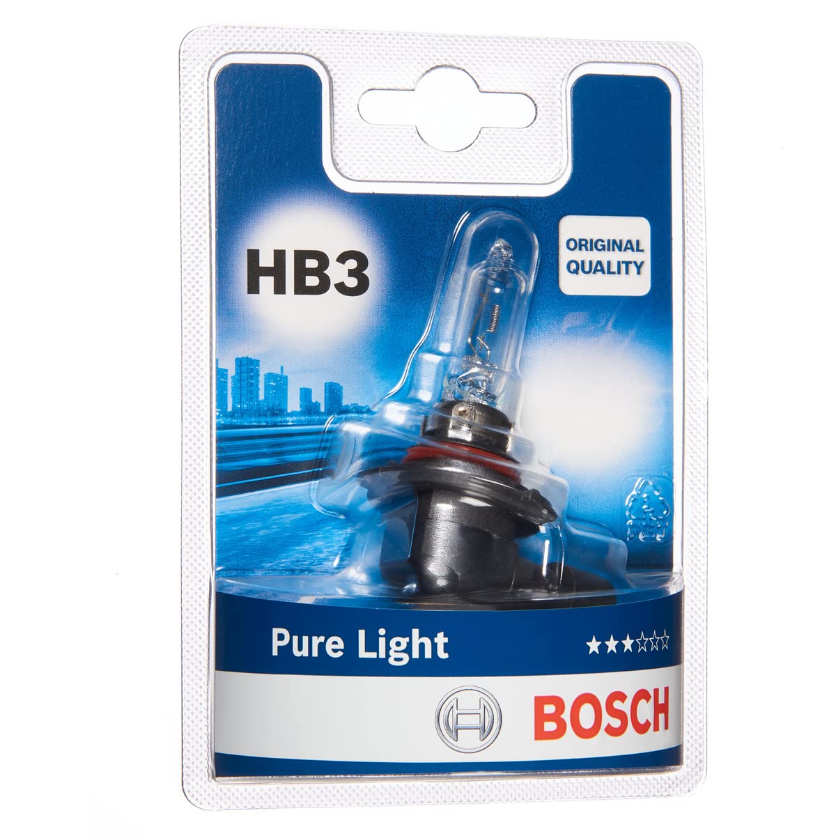 Bosch HB3 Pure Light Lampe - 12 V 60 W P20d - 1 Stück von Bosch Automotive