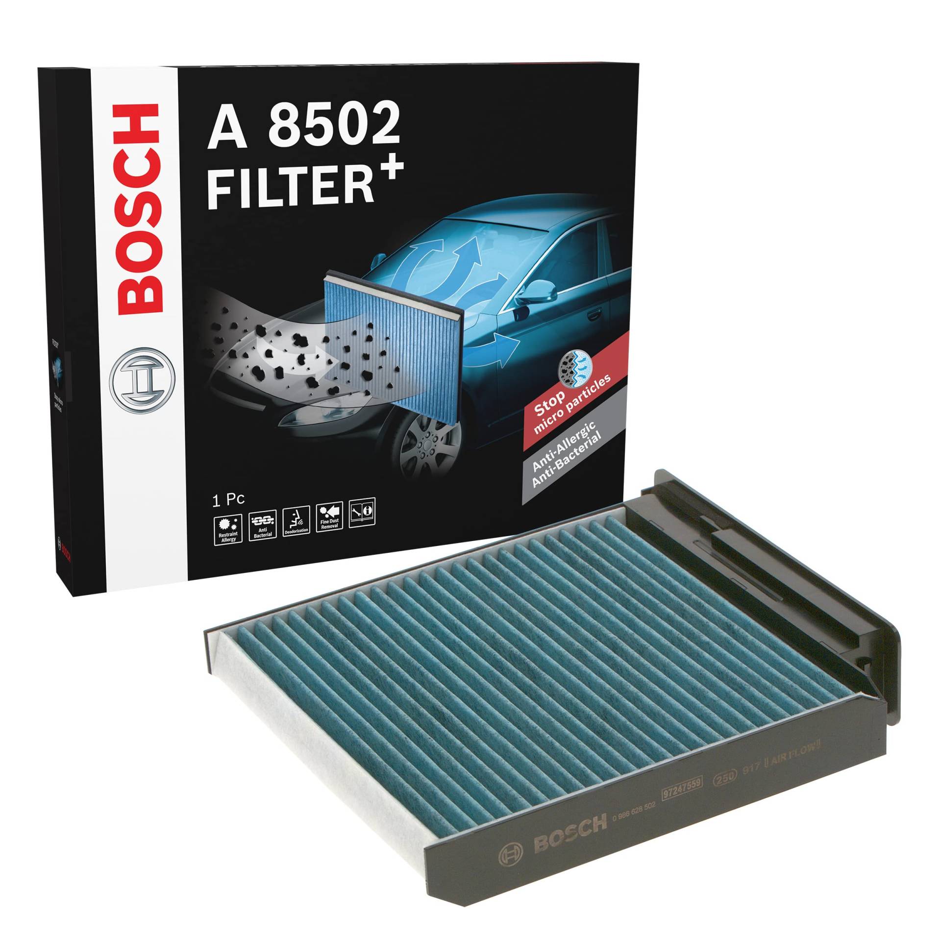 Bosch A8502 - Innenraumfilter Filter+ von Bosch Automotive