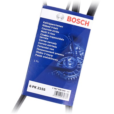 Bosch Keilrippenriemen [Hersteller-Nr. 1987946041] für Ford Usa, Mazda, Mercedes-Benz, Ssangyong, Subaru, VW von Bosch