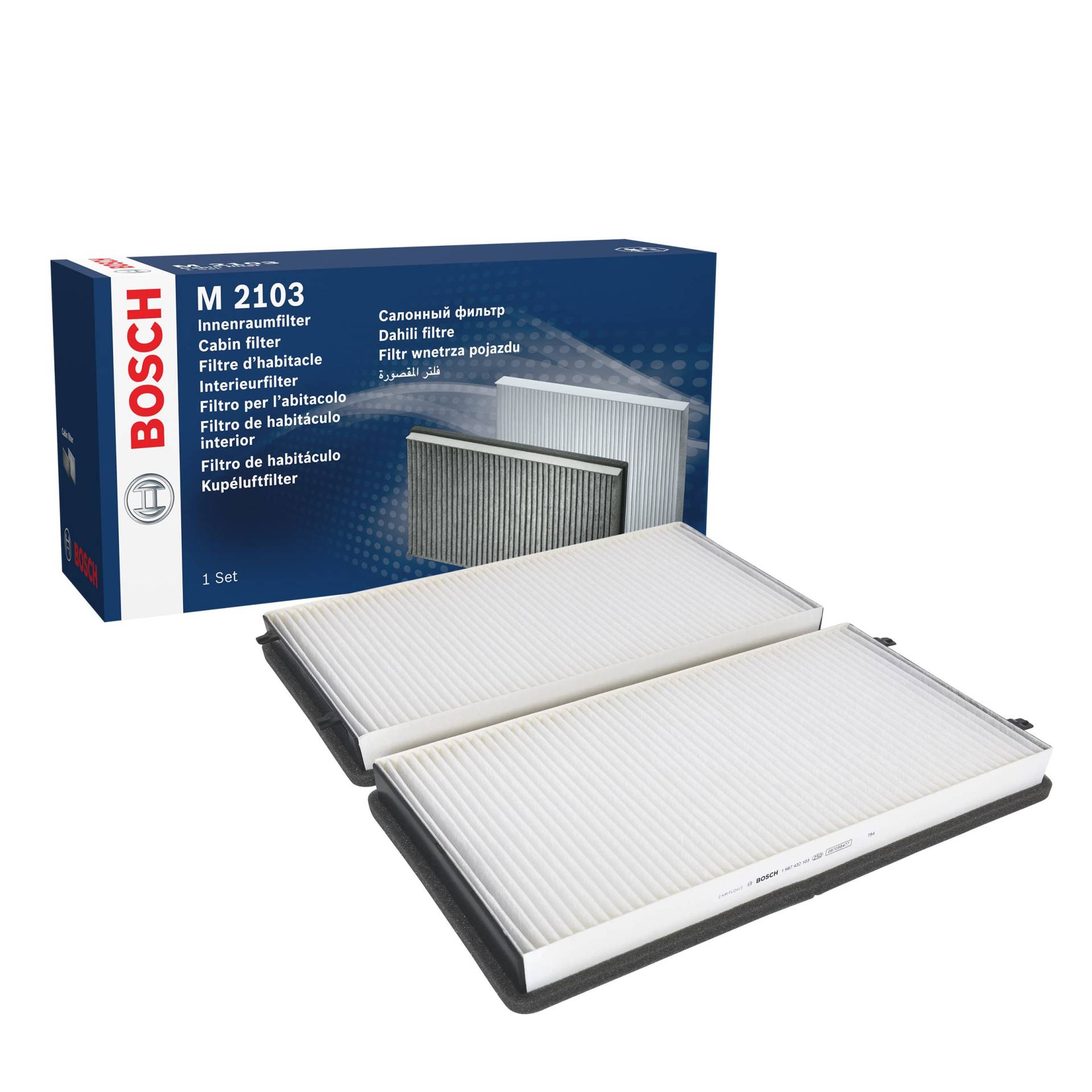 Bosch Automotive M2103 - Innenraumfilter Standard von Bosch Automotive