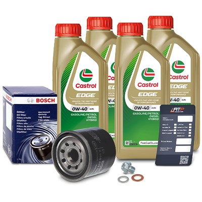 Bosch Ölfilter+Schraube+4 L Castrol 0W-40 für Chevrolet, Daewoo, Suzuki Bosch Ölfilter+Schraube+4 L Castrol 0W-40 für Chevrolet, Daewoo, Suzuki von Bosch