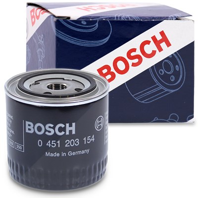 Bosch Ölfilter [Hersteller-Nr. 0451203154] für Alfa Romeo, Alpine, Autobianchi, Fiat, Ford, Fso, Lada, Lotus, Mg, Morris, Nissan, Peugeot, Pininfarina von Bosch