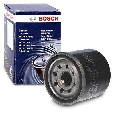 Bosch Ölfilter [Hersteller-Nr. 0986452058] für Chevrolet, Daewoo, Daihatsu, Nissan, Opel, Piaggio, Subaru, Suzuki von Bosch