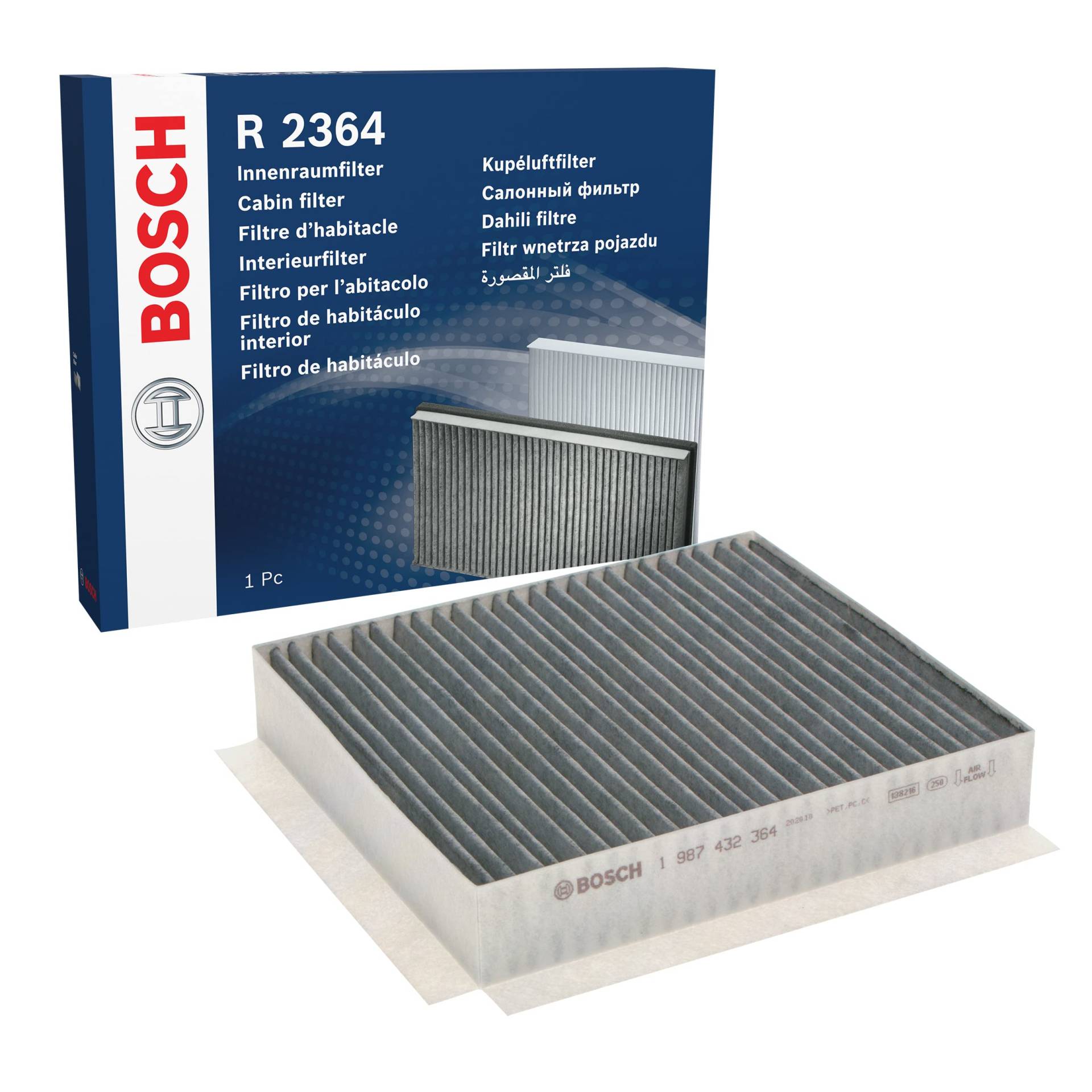 Bosch R2364 - Innenraumfilter mit Aktivkohle von Bosch Automotive