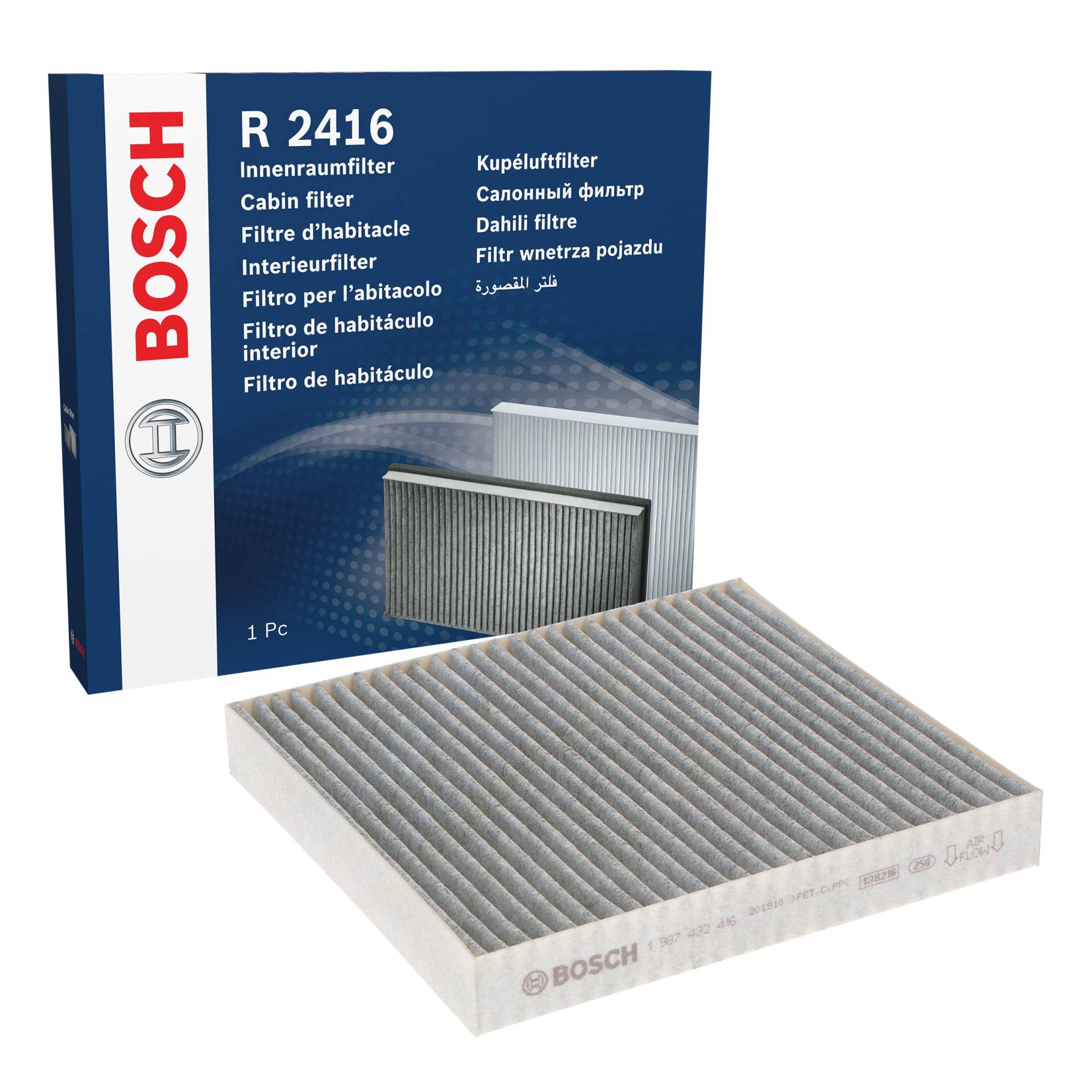 Bosch R2416 - Innenraumfilter mit Aktivkohle von Bosch Automotive
