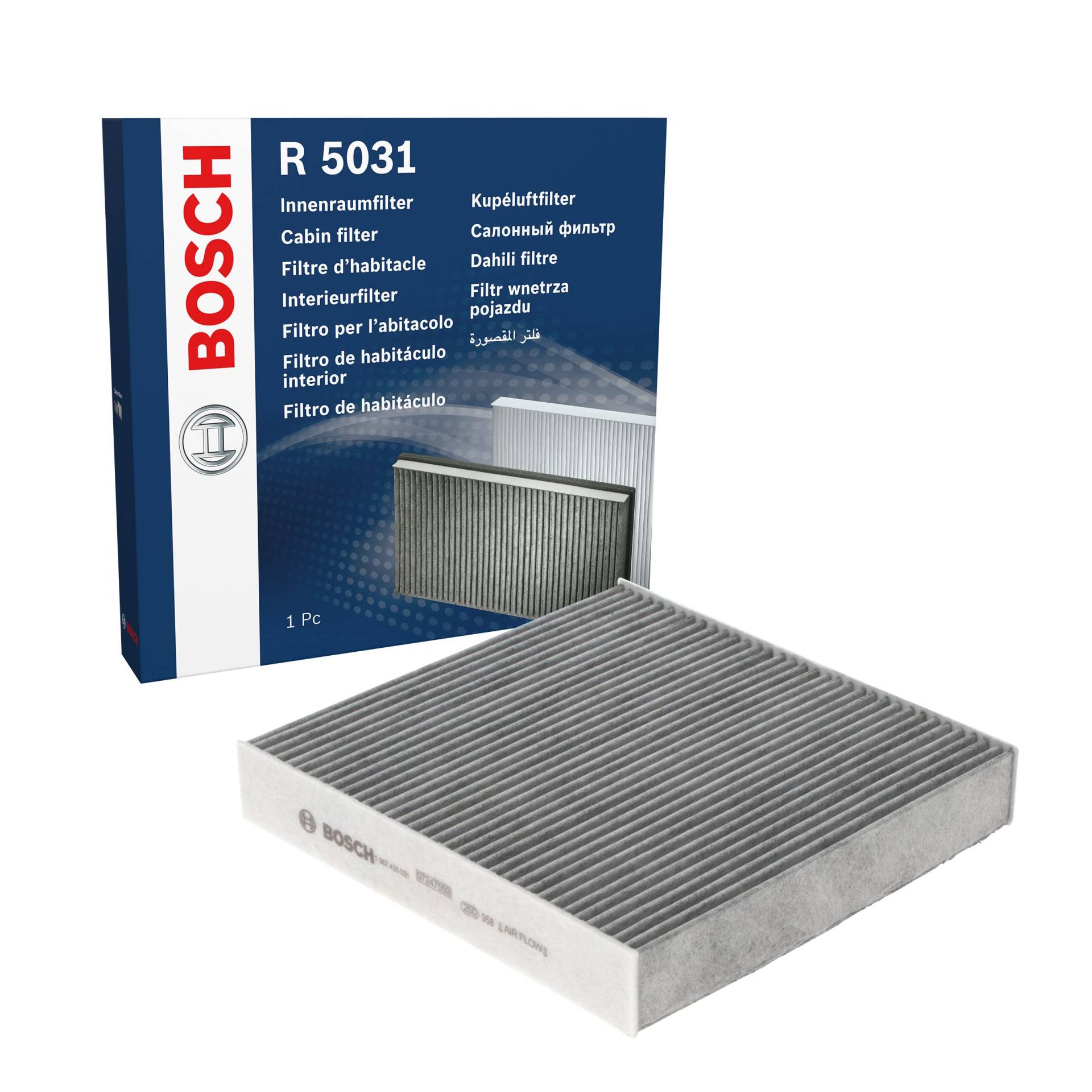 Bosch R5031 - Innenraumfilter mit Aktivkohle von Bosch Automotive