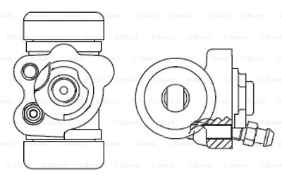 Bosch Radbremszylinder [Hersteller-Nr. F026002393] für Toyota von Bosch