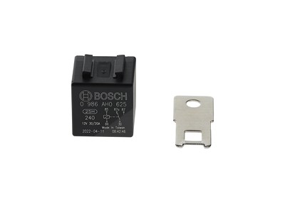 Bosch Relais, Arbeitsstrom [Hersteller-Nr. 0986AH0625] für Chevrolet, Fiat, Mercedes-Benz, Opel, Peugeot, Puch, Smart, Vauxhall, Volvo, VW von Bosch