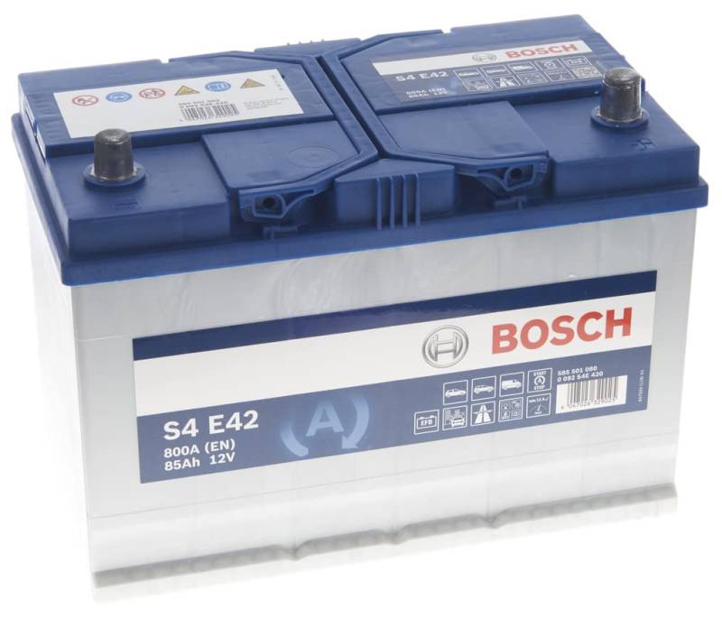 Bosch S4E42 - Autobatterie - 85A/h - 800A - EFB-Technologie - angepasst für Fahrzeuge mit Start/Stopp-System von Bosch Automotive