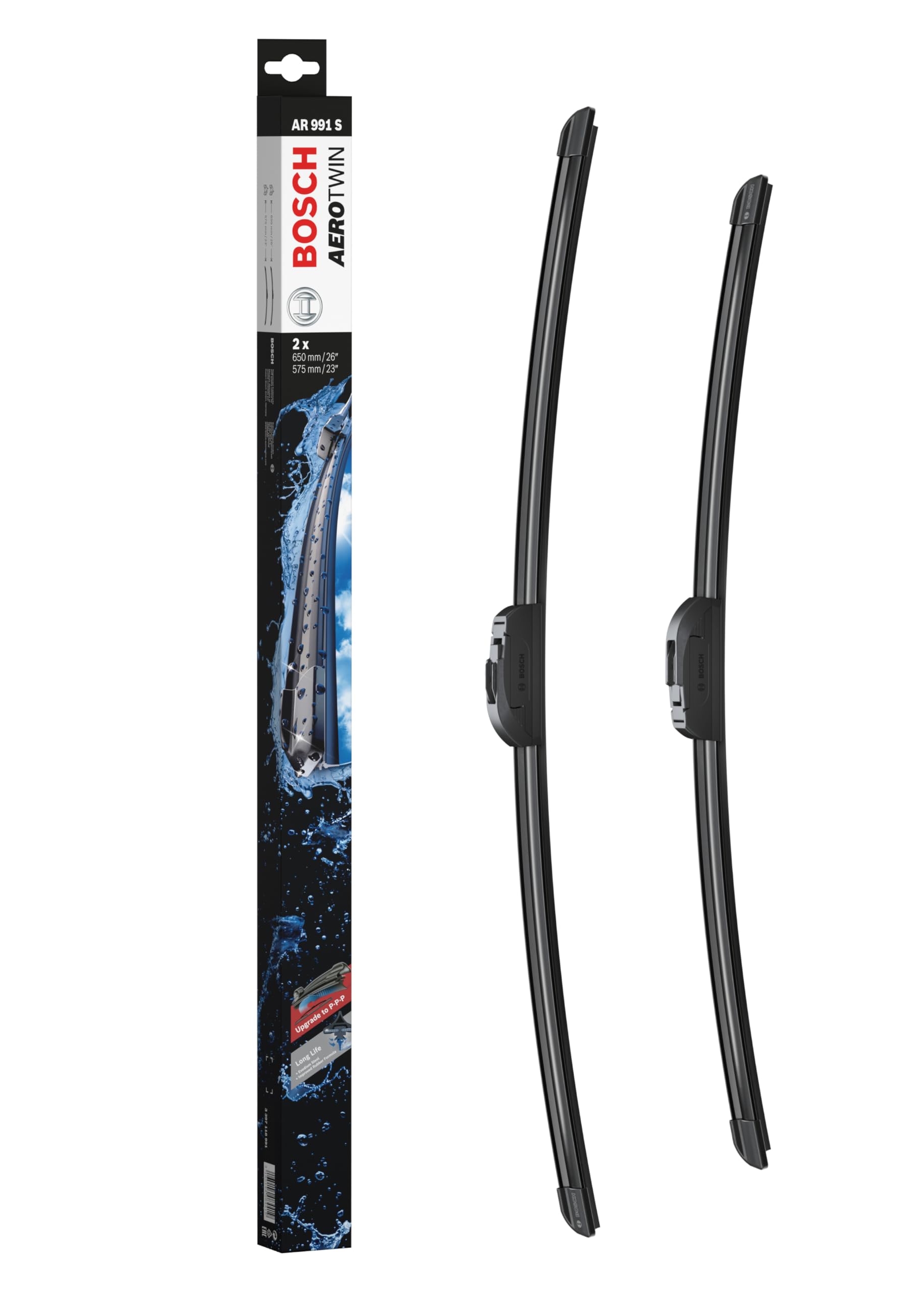 Bosch Scheibenwischer Aerotwin AR991S, Länge: 650mm/575mm – Set für Frontscheibe Bosch Scheibenwischer Aerotwin AR991S, Länge: 650mm/575mm – Set für Frontscheibe von Bosch