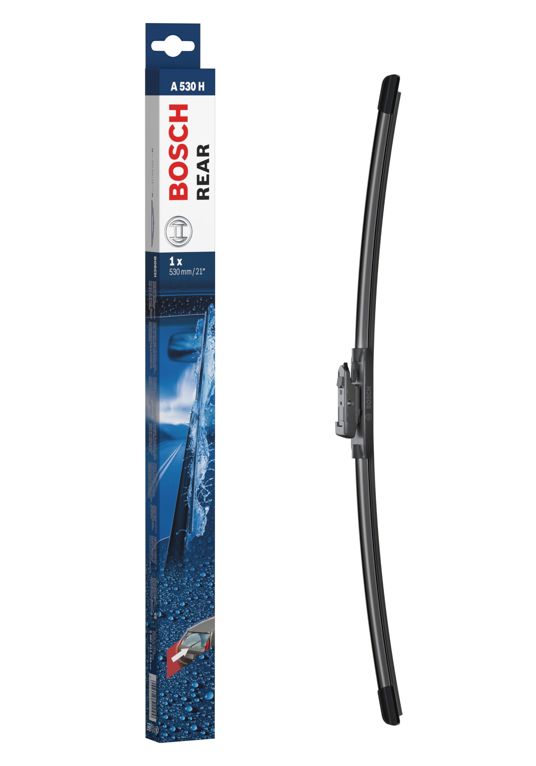 Bosch Scheibenwischer Rear A530H, Länge: 530mm – Scheibenwischer für Heckscheibe von Bosch Automotive