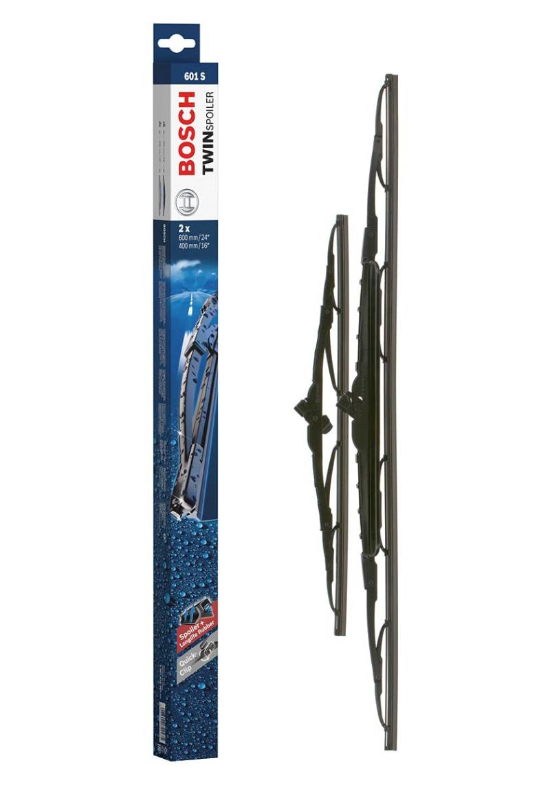 Bosch Scheibenwischer Twin Spoiler 601S, Länge: 600mm/400mm – Set für Frontscheibe von Bosch