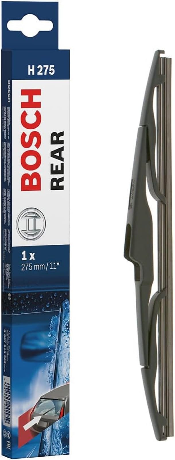 Bosch Scheibenwischer Rear H275, Länge: 275mm − Scheibenwischer für Heckscheibe Bosch Scheibenwischer Rear H275, Länge: 275mm − Scheibenwischer für Heckscheibe von Bosch Automotive