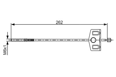 Bosch Seilzug, Feststellbremse [Hersteller-Nr. 1987482337] für Nissan von Bosch