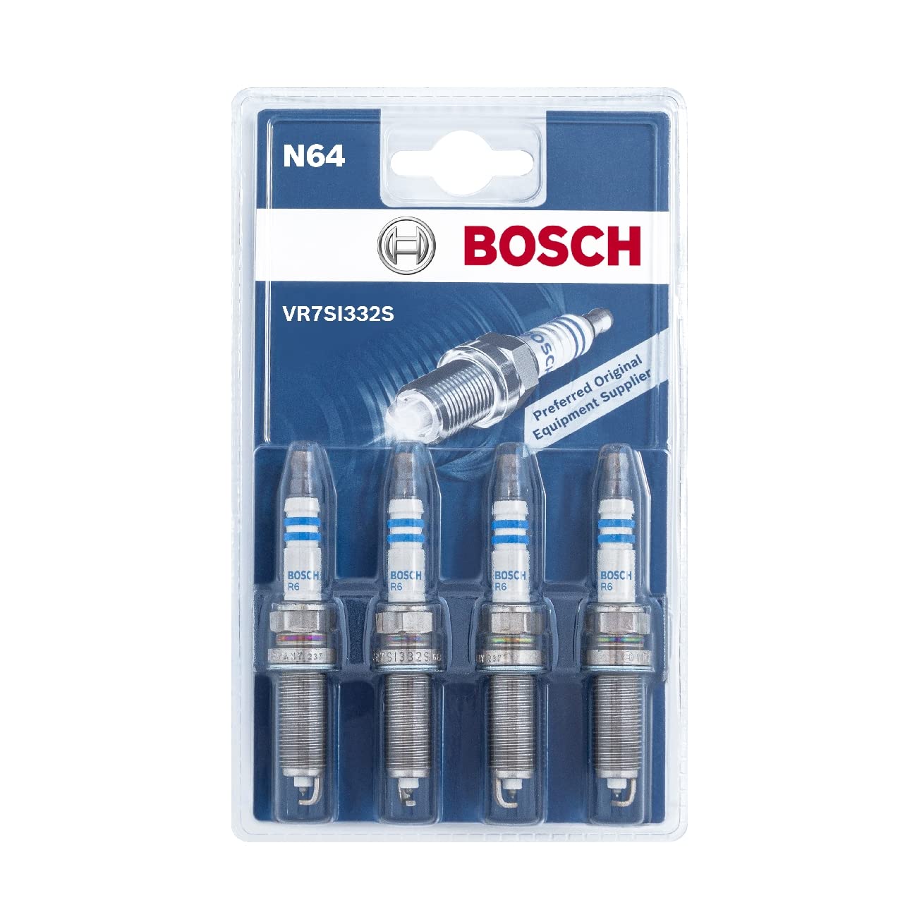 Bosch VR7SI332S (N64) - Zündkerzen Double Iridium - 4er Set von Bosch Automotive