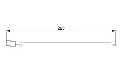 Bosch Warnkontakt, Bremsbelagverschleiß [Hersteller-Nr. 1987474575] für Iveco von Bosch
