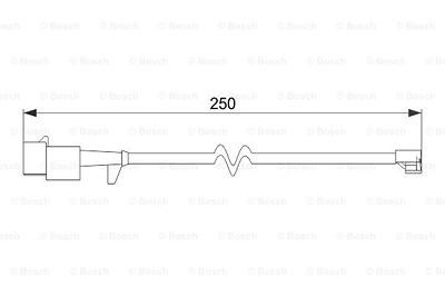 Bosch Warnkontakt, Bremsbelagverschleiß [Hersteller-Nr. 1987474574] für Iveco von Bosch