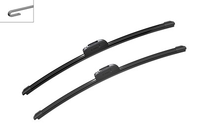 Bosch Wischblatt AF480 [Hersteller-Nr. 3397009848] für Daewoo, Dodge, Fiat, Ford, Honda, Jeep, Mazda, Mitsubishi, Nissan, Opel, Suzuki, VW von Bosch