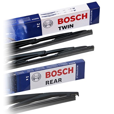 Bosch Wischer vorne +hinten für Ford von Bosch