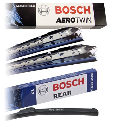 Bosch Wischer vorne +hinten für Ds, Opel, Peugeot, Seat, Skoda, VW von Bosch