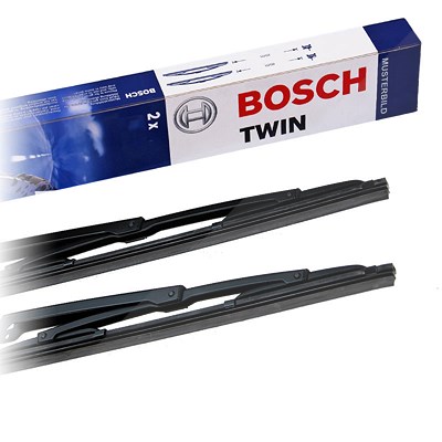 Bosch Wischerblatt Twin 553 [Hersteller-Nr. 3397010274] für Chevrolet, Daihatsu, Hyundai, Mitsubishi, Nissan, Suzuki von Bosch