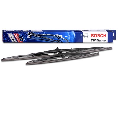 Bosch Wischerblatt Twin Spoiler 653S [Hersteller-Nr. 3397118325] für Honda, Hyundai, Infiniti, Kia, Maserati, Mazda, Nissan, Peugeot, Toyota von Bosch