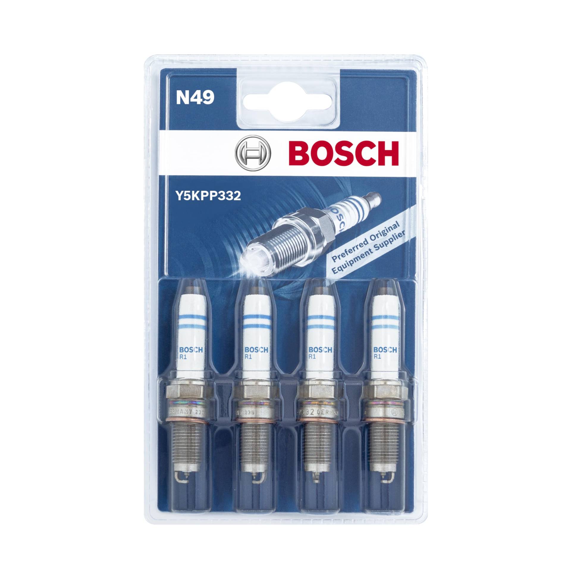 Bosch Y5KPP332 (N49) - Zündkerzen Double Platinum - 4er Set von Bosch Automotive