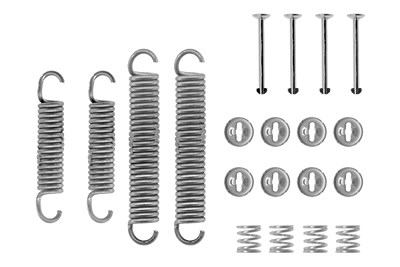 Bosch Zubehörsatz, Bremsbacken [Hersteller-Nr. 1987475191] für Chevrolet, Fiat, Lada von Bosch