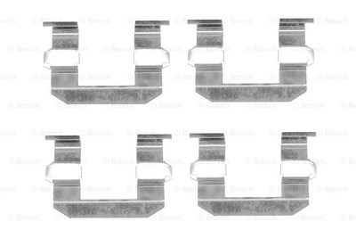 Bosch Zubehörsatz, Scheibenbremsbelag [Hersteller-Nr. 1987474344] für Hyundai, Kia, Ssangyong von Bosch