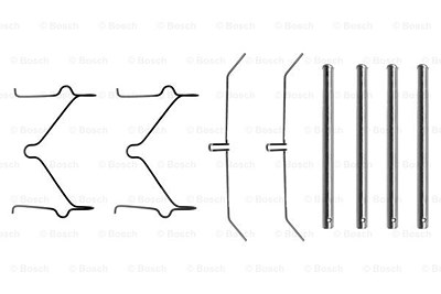 Bosch Zubehörsatz, Scheibenbremsbelag [Hersteller-Nr. 1987474103] für Toyota von Bosch