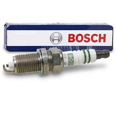 Bosch Zündkerze FQR8LEU2 [Hersteller-Nr. 0242229699] für Alfa Romeo, Chevrolet, Fiat, Opel, Saab, Suzuki von Bosch