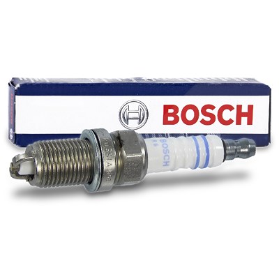Bosch Zündkerze FR7LDC+ [Hersteller-Nr. 0242235668] für Audi, BMW, Chevrolet, Dacia, Daihatsu, De Tomaso, Fiat, Lada, Lancia, Land Rover, Lexus, Mini, von Bosch