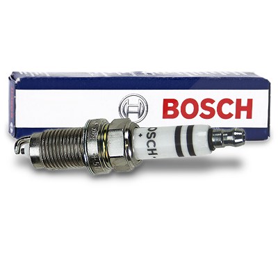 Bosch Zündkerze Super plus [Hersteller-Nr. 0 242 236 565] für Jeep, Mitsubishi, Seat, Skoda, VW von Bosch