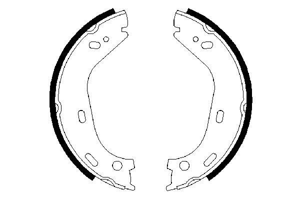 Bremsbackensatz, Feststellbremse Hinterachse beidseitig Bosch 0 986 487 126 Bremsbackensatz, Feststellbremse Hinterachse beidseitig Bosch 0 986 487 126 von Bosch