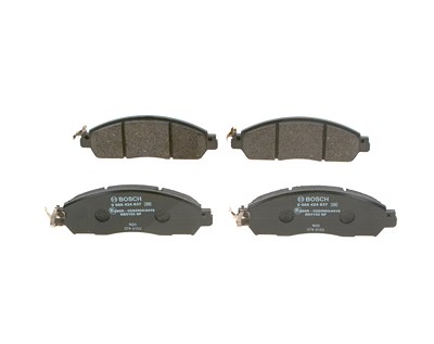Bosch Bremsbelagsatz, Scheibenbremse [Hersteller-Nr. 0986424837] für Nissan, Renault von Bosch