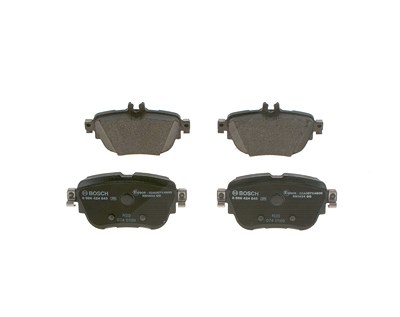 Bosch Bremsbelagsatz, Scheibenbremse [Hersteller-Nr. 0986424845] für Mercedes-Benz von Bosch