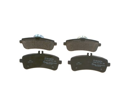 Bosch Bremsbelagsatz, Scheibenbremse [Hersteller-Nr. 0986494763] für Mercedes-Benz von Bosch