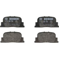 Bremsbelagsatz BOSCH 0 986 424 730, Hinten von Bosch