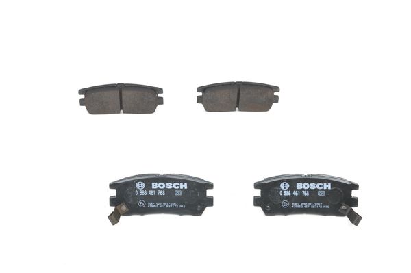 Bremsbelagsatz, Scheibenbremse Hinterachse Bosch 0 986 461 768 Bremsbelagsatz, Scheibenbremse Hinterachse Bosch 0 986 461 768 von Bosch