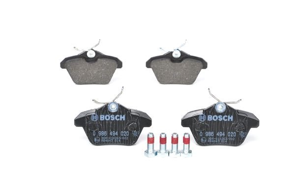 Bremsbelagsatz, Scheibenbremse Hinterachse Bosch 0 986 494 020 von Bosch