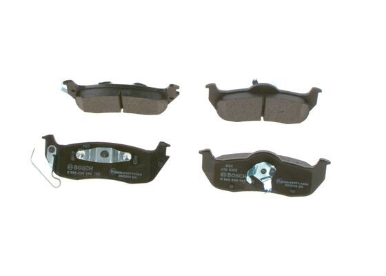 Bremsbelagsatz, Scheibenbremse Hinterachse Bosch 0 986 494 142 Bremsbelagsatz, Scheibenbremse Hinterachse Bosch 0 986 494 142 von Bosch