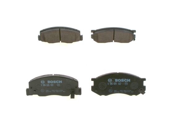 Bremsbelagsatz, Scheibenbremse Vorderachse Bosch 0 986 424 183 Bremsbelagsatz, Scheibenbremse Vorderachse Bosch 0 986 424 183 von Bosch