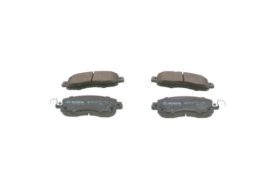 Bremsbelagsatz, Scheibenbremse Vorderachse Bosch 0 986 424 509 von Bosch