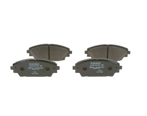 Bremsbelagsatz, Scheibenbremse Vorderachse Bosch 0 986 494 804 von Bosch