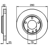 Bremsscheibe BOSCH 0 986 478 890 vorne, belüftet, 1 Stück Bremsscheibe BOSCH 0 986 478 890 vorne, belüftet, 1 Stück von Bosch