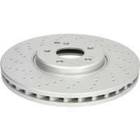 Bremsscheibe BOSCH 0 986 479 334 vorne, belüftet, hochkarbonisiert, 1 Stück von Bosch