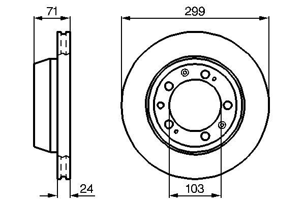Bremsscheibe Hinterachse Bosch 0 986 478 417 Bremsscheibe Hinterachse Bosch 0 986 478 417 von Bosch