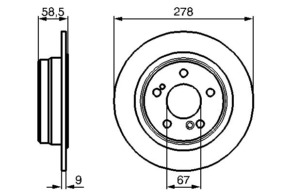 Bremsscheibe Hinterachse Bosch 0 986 478 565 Bremsscheibe Hinterachse Bosch 0 986 478 565 von Bosch